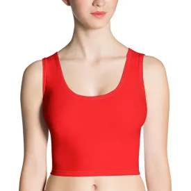 Breath of Fire Orange Crop Top