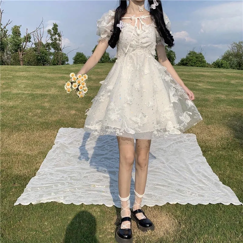 Butterfly Angel Sparkle Princess Lolita Fairy Dress
