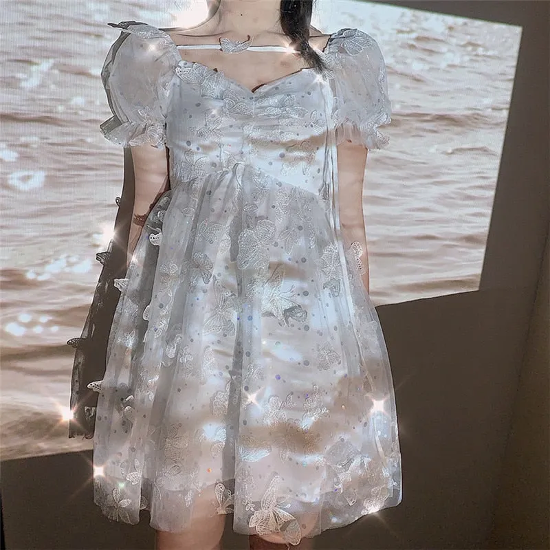 Butterfly Angel Sparkle Princess Lolita Fairy Dress