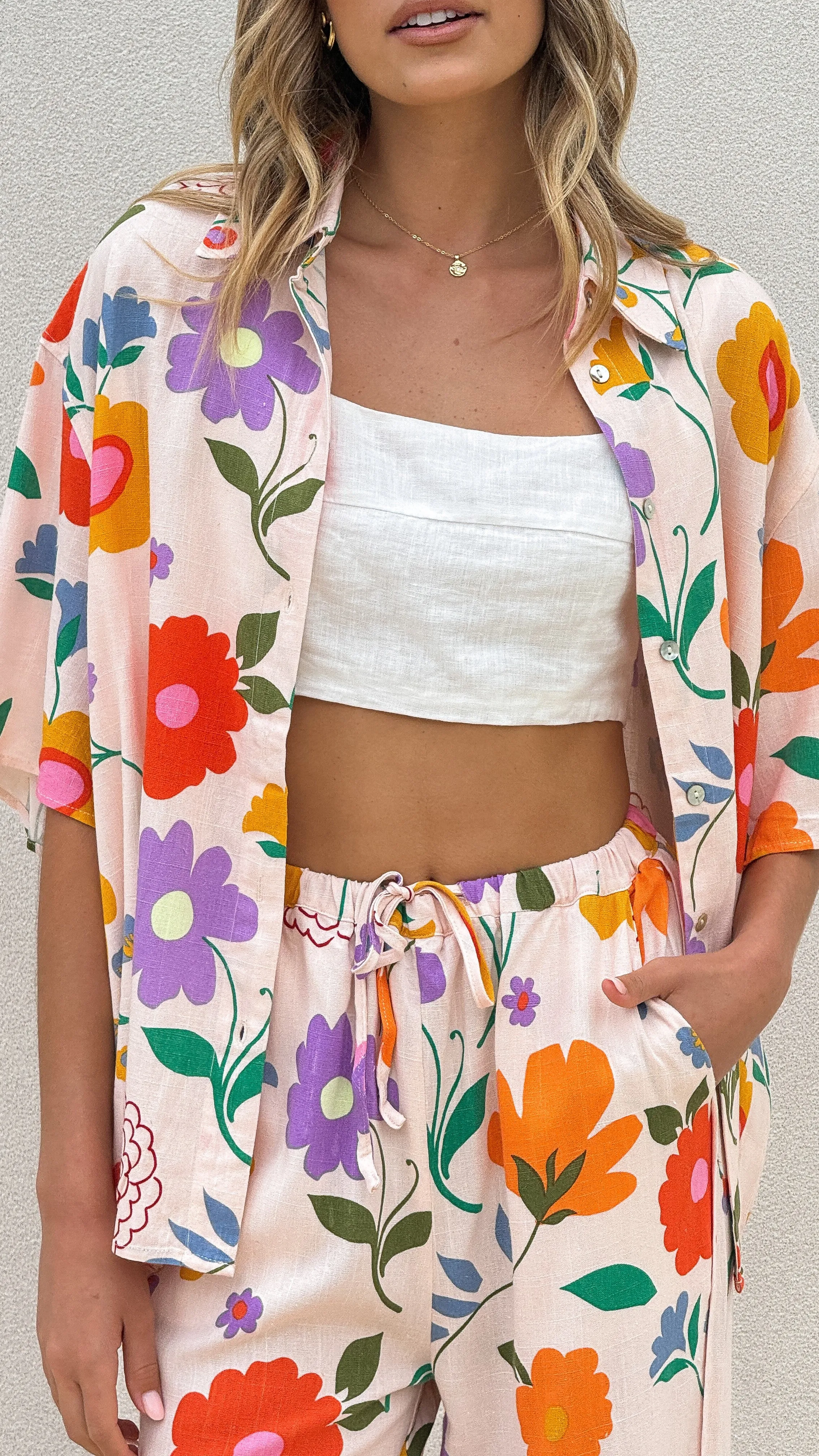 Calus Button Up Shirt - Amsterdam Print