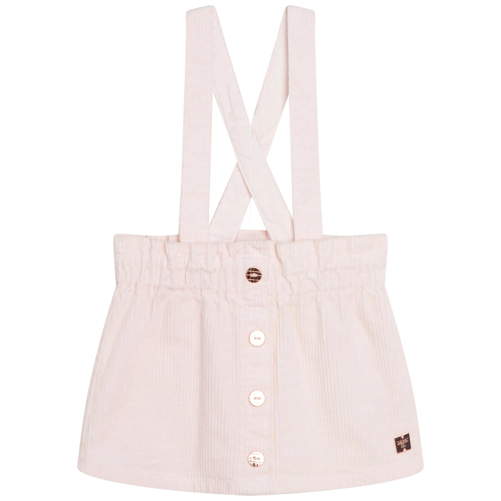 Carrement Beau Skirt with Straps Apricot