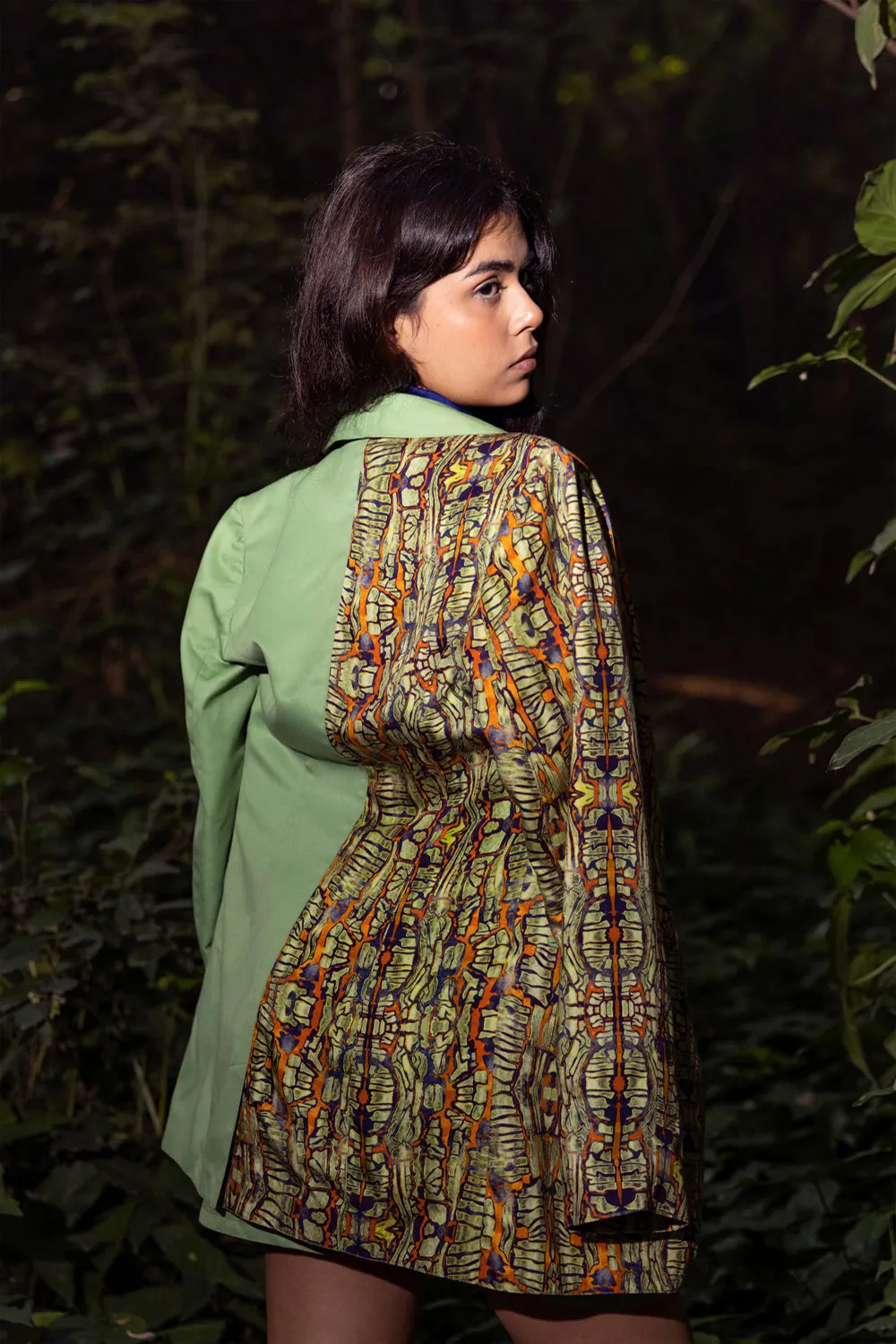 Folksy Co-Ord Set Iii-    (Folksy Blazer   Folksy Skirt)