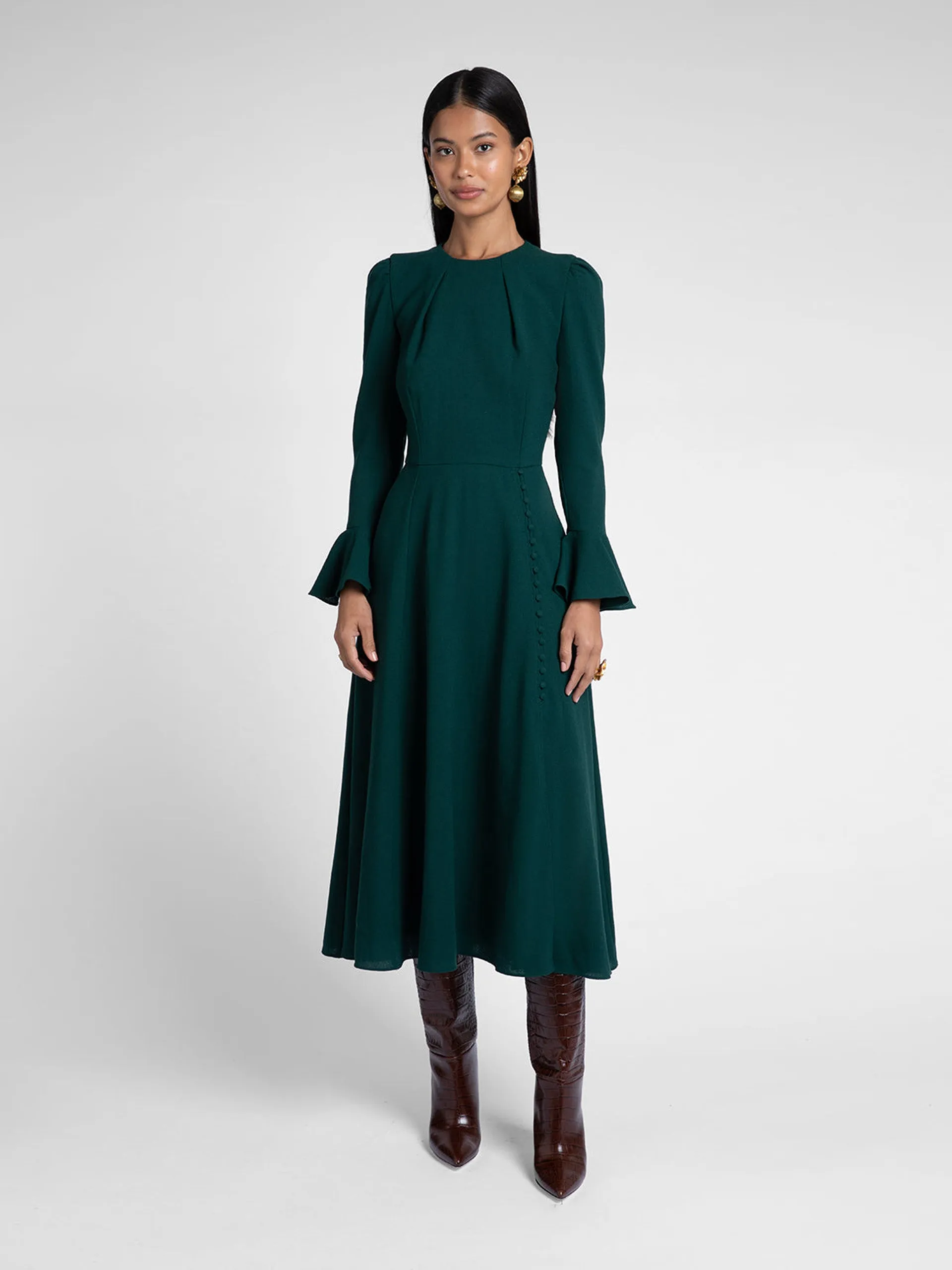 Forest green Yahvi dress