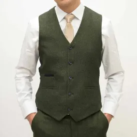 Fratelli Forest Green Waistcoat
