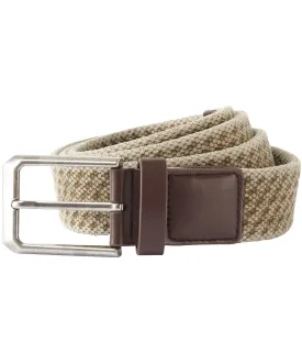 Khaki - Men's vintage wash canvas belt