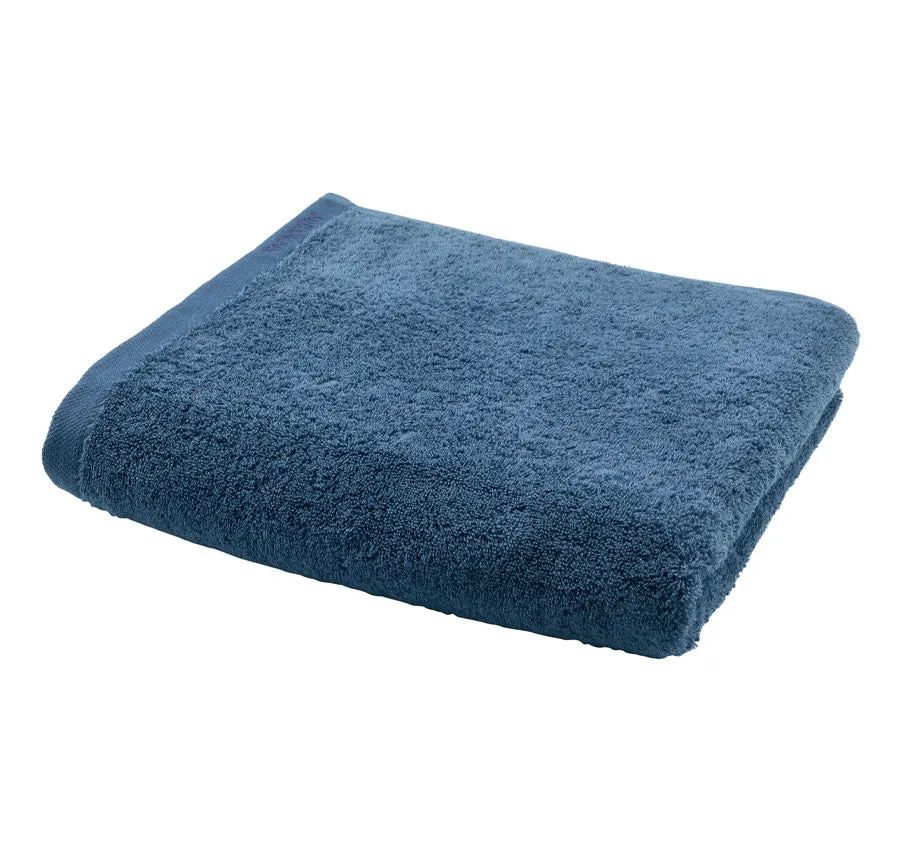 London 600GSM Egyptian Combed Cotton Bath Towel Range Denim