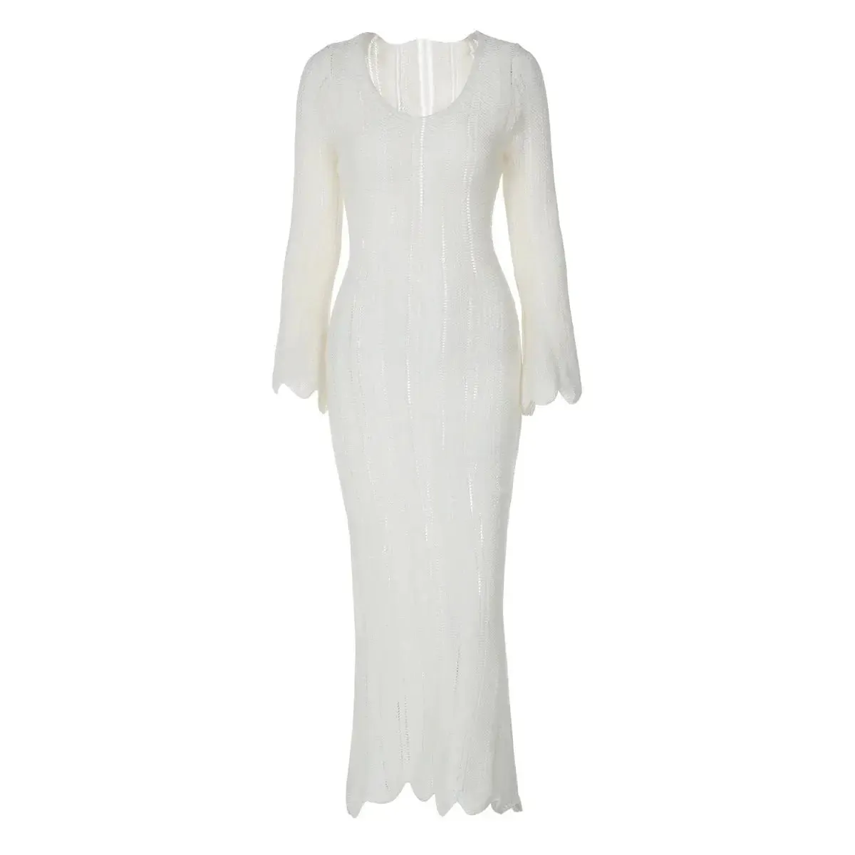 Long Sleeve Wool Dress