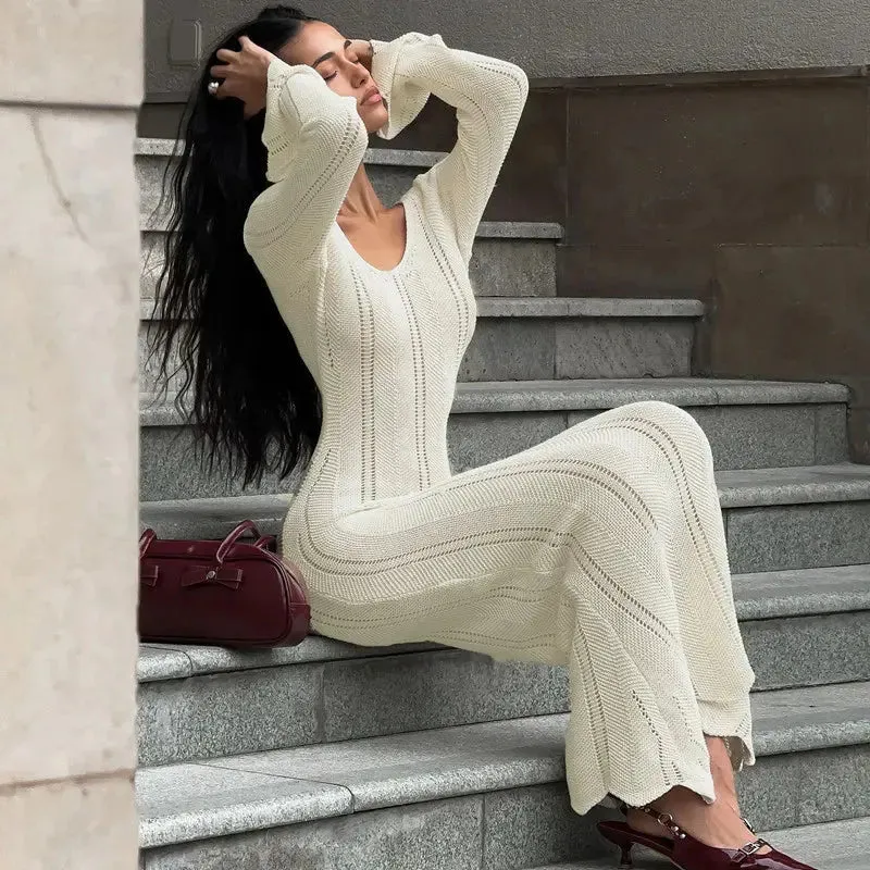 Long Sleeve Wool Dress