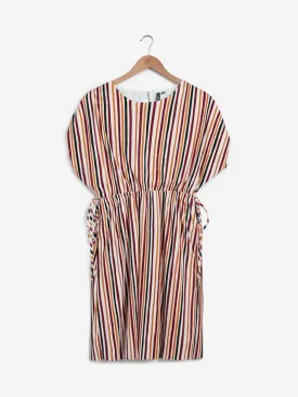 LOV Multicolour Striped Starry Dress