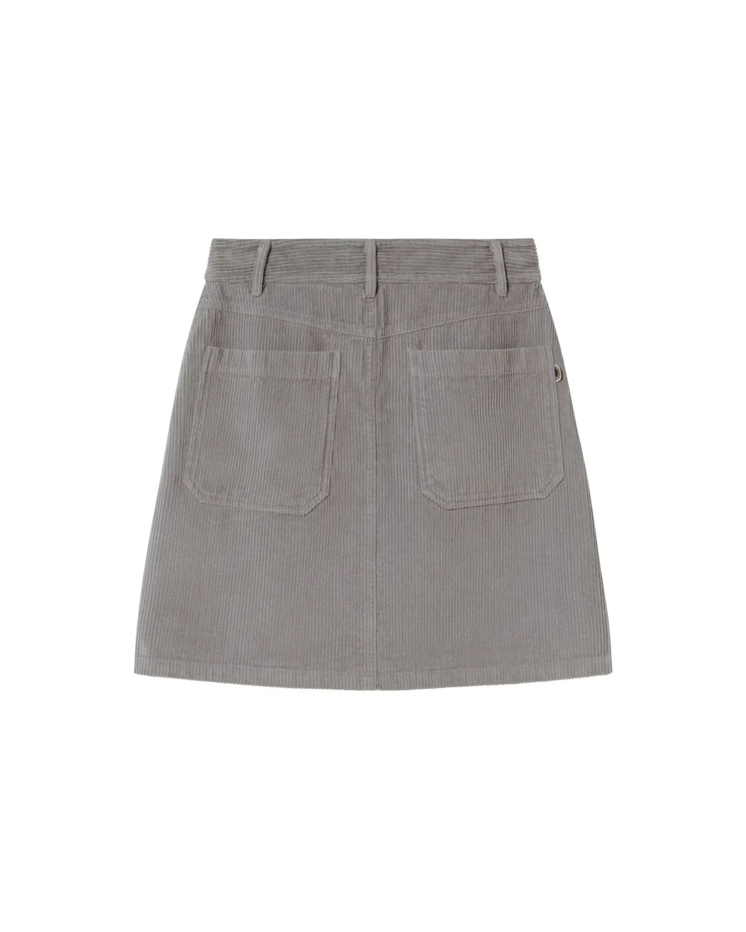 Marsha Corduroy Skirt Grey