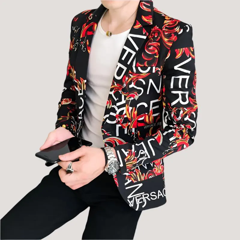 Men's Mid-Suit Suit Trendy Handsome Suit