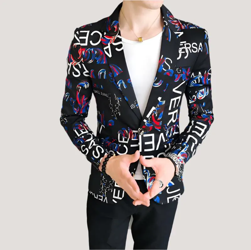 Men's Mid-Suit Suit Trendy Handsome Suit