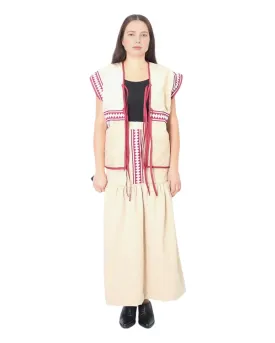 Mystic Moods Corduroy Co-ord Set in Burgundy