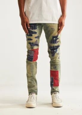 Paige Denim (Blue Paisley)