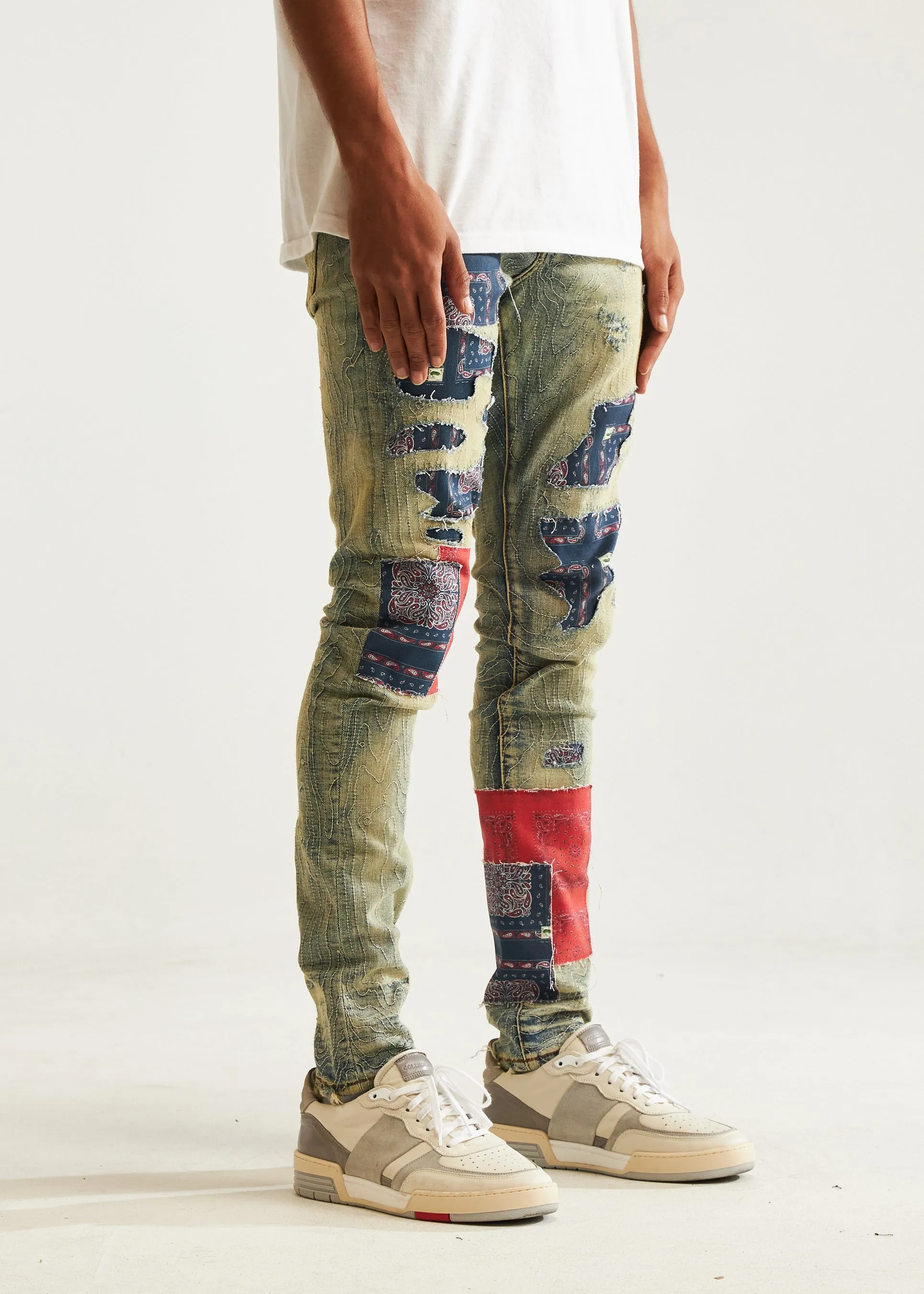 Paige Denim (Blue Paisley)