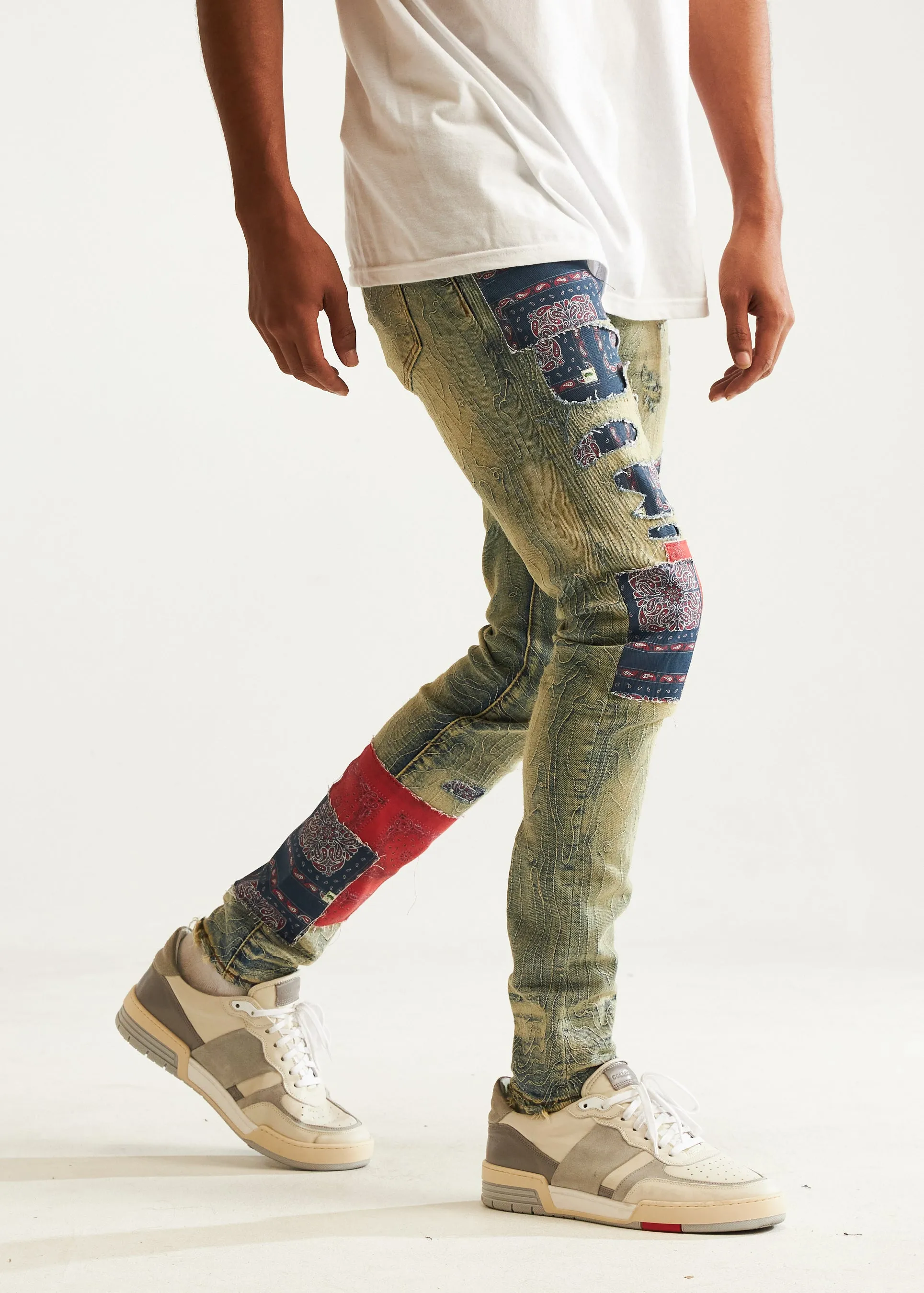 Paige Denim (Blue Paisley)