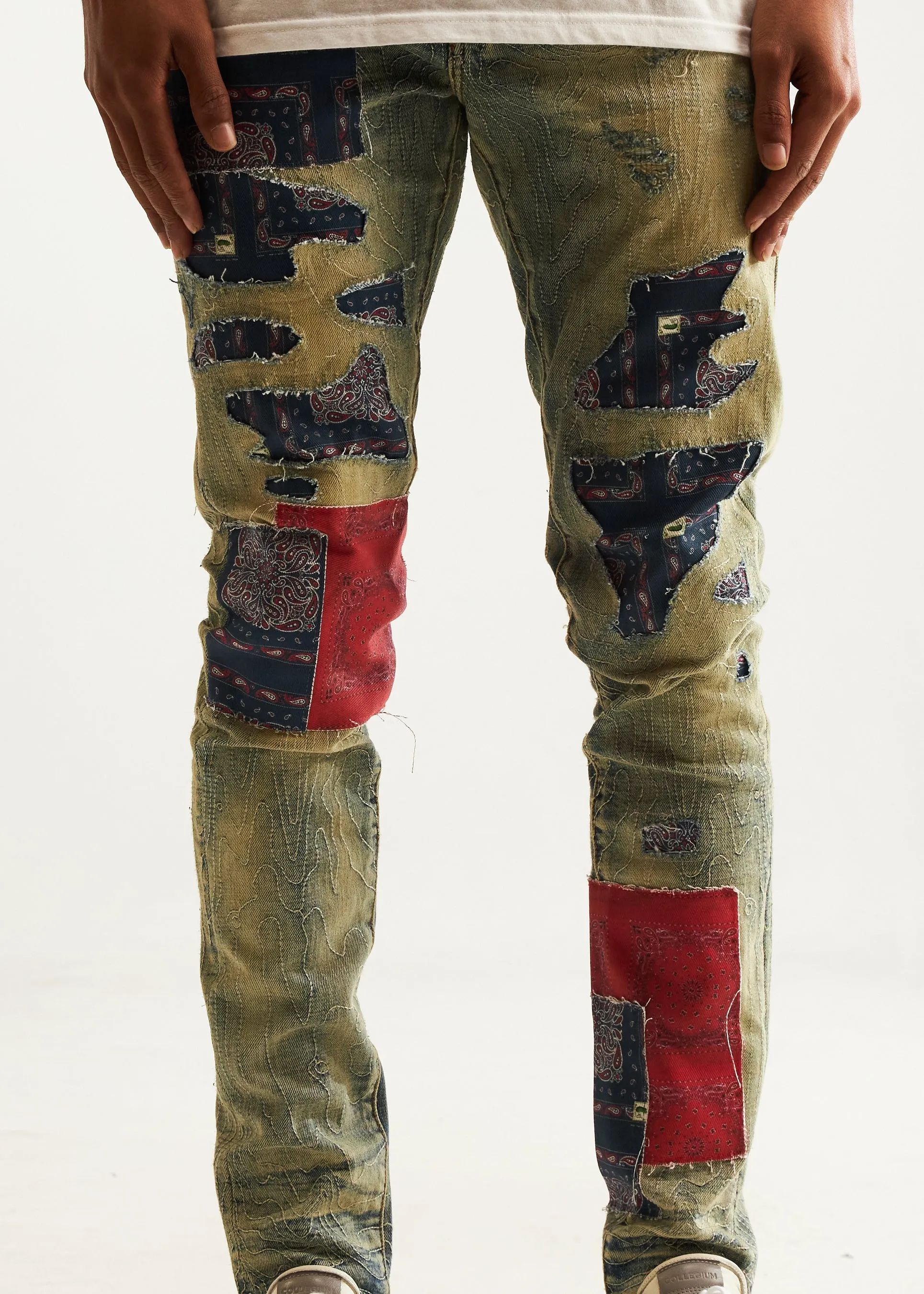 Paige Denim (Blue Paisley)