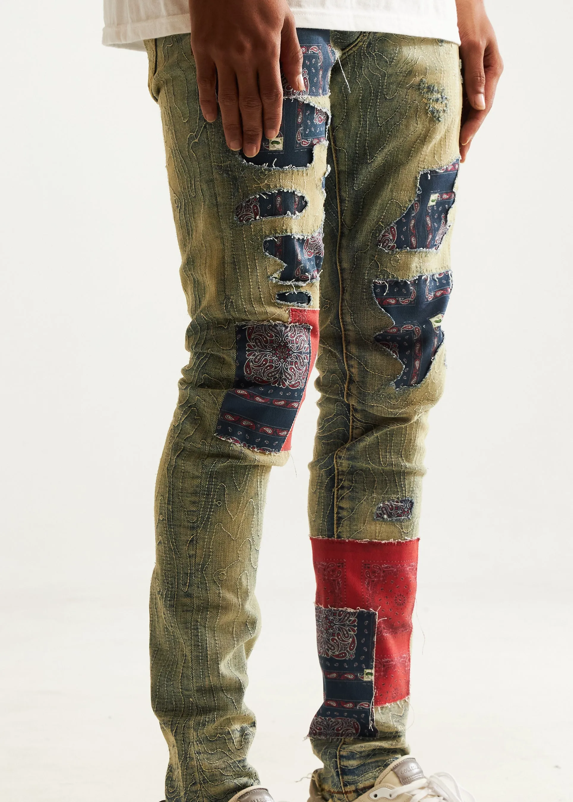 Paige Denim (Blue Paisley)