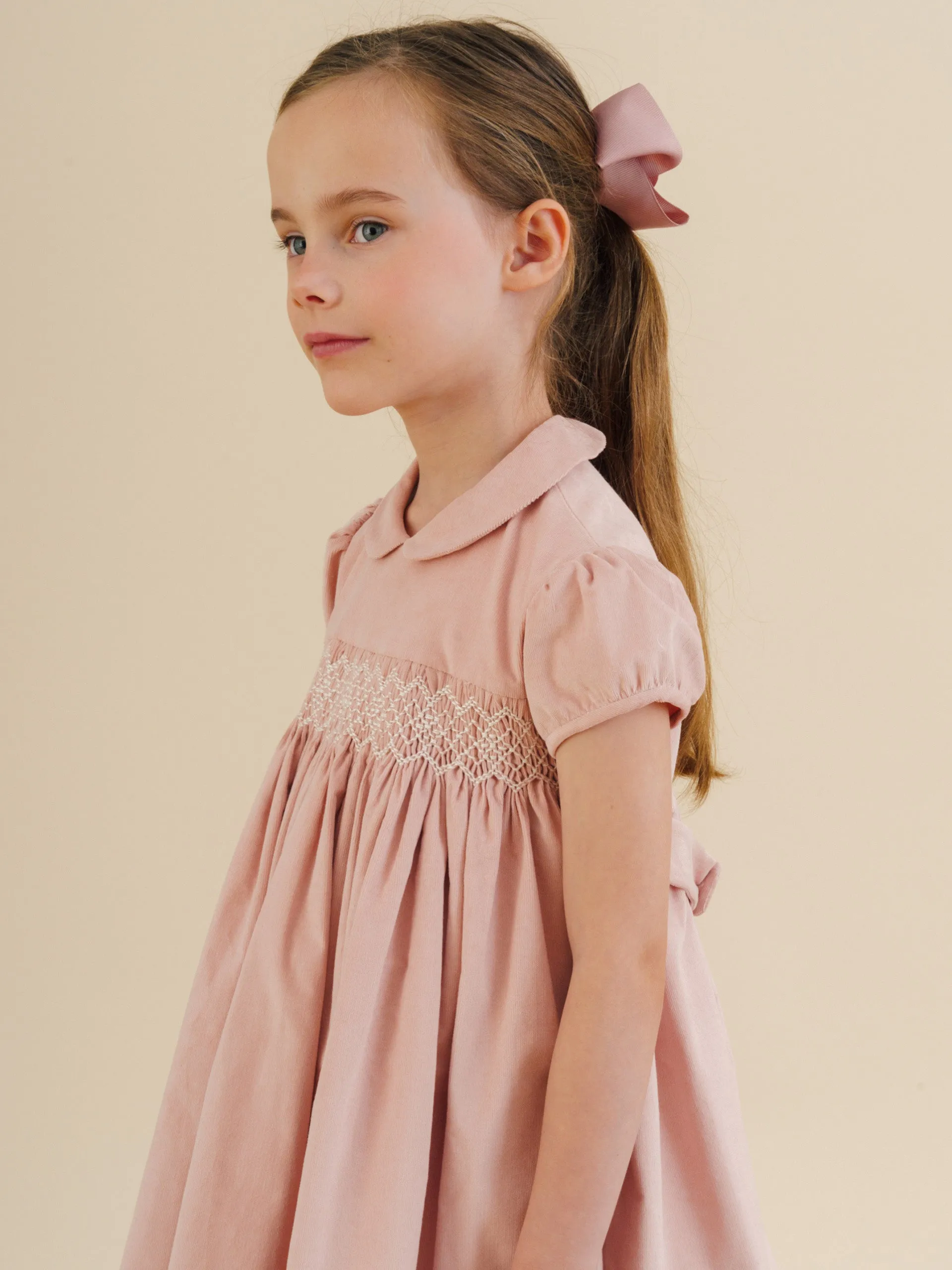 Pink corduroy Melly dress