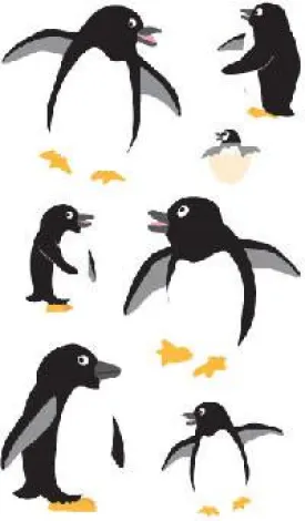 Playful Penguins Stickers