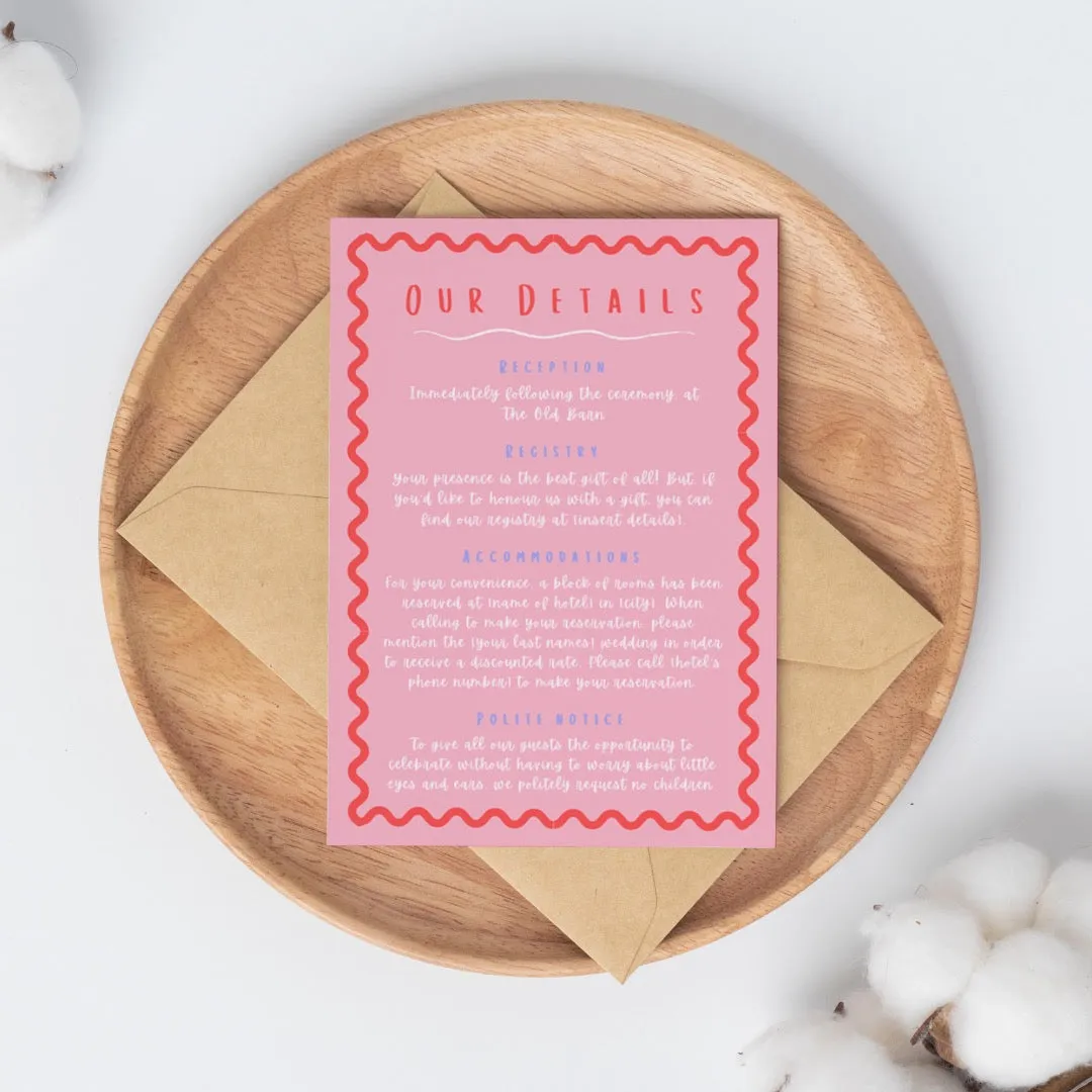 Playful Wedding Invitations