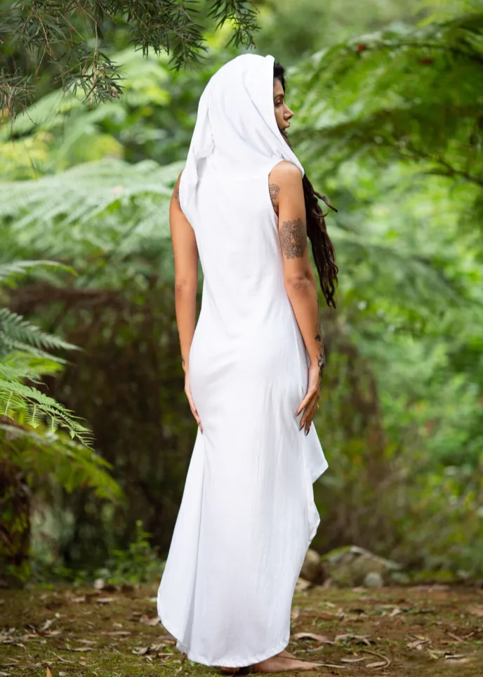 Rising Sun Dress - White