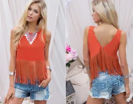 SEXY TASSEL TOP
