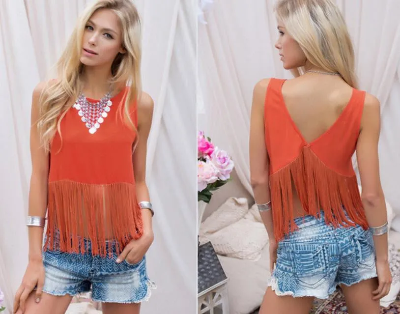 SEXY TASSEL TOP