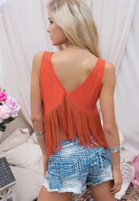 SEXY TASSEL TOP