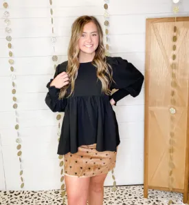 She's Stealing Hearts Corduroy Skirt