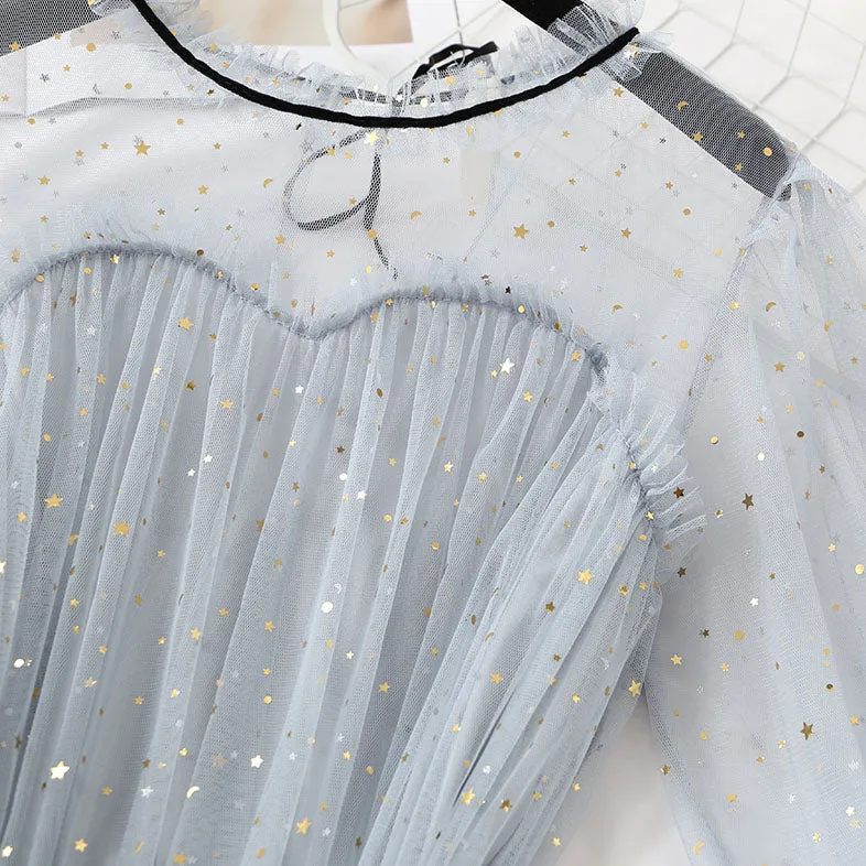 Starry Gauze Dresses