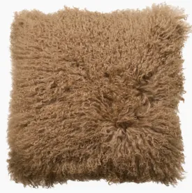 Tibetan Sheepskin Pillow 18x18