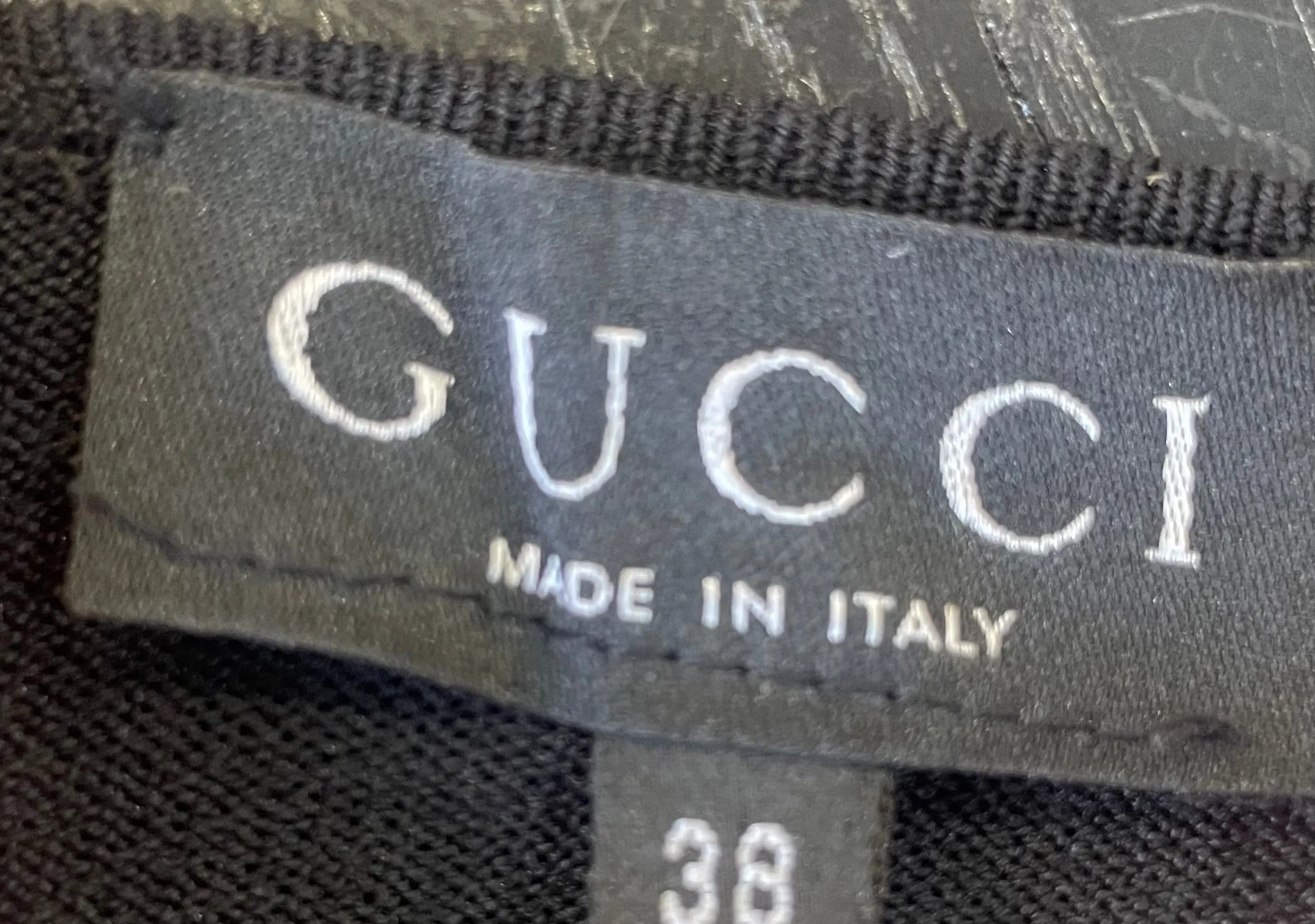 Tom Ford for Gucci Black Sleek Open Back w/ Logo Buckle Shirt