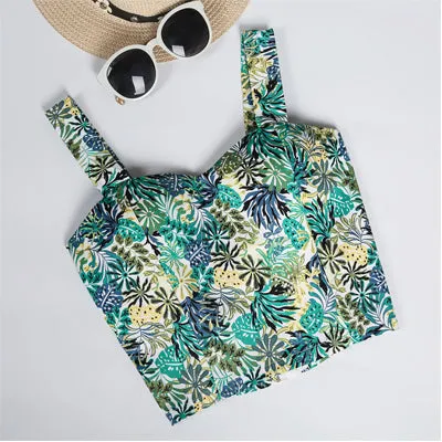 VenusFox Women Sexy Floral Tube Tops Cropped Tops Tank Crop Top Short Cami