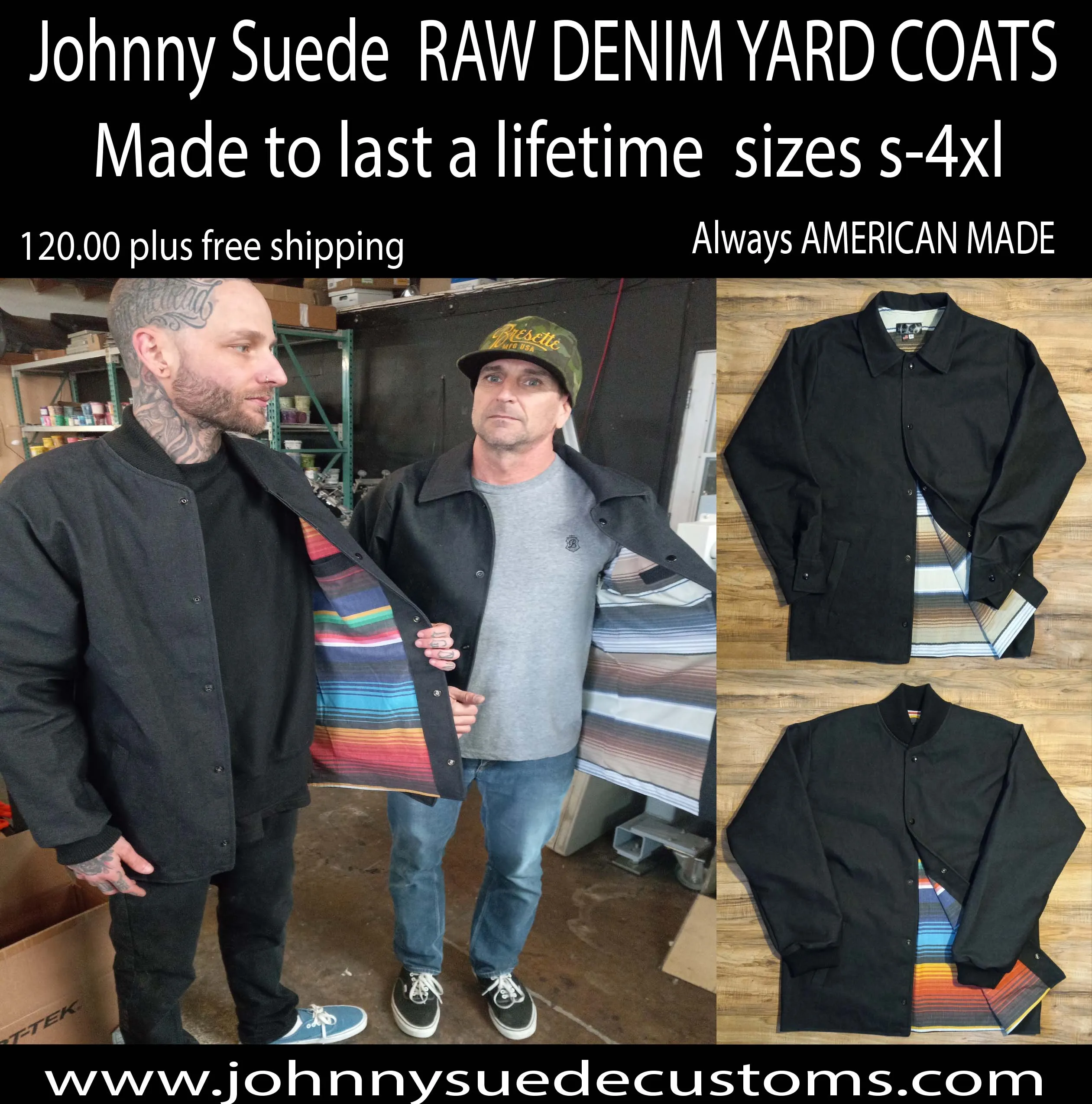 Yard coat regular Collar - C- blue