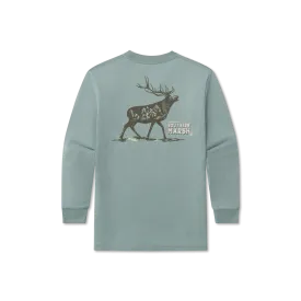 Youth Starry Silhouette Tee - Elk - Long Sleeve