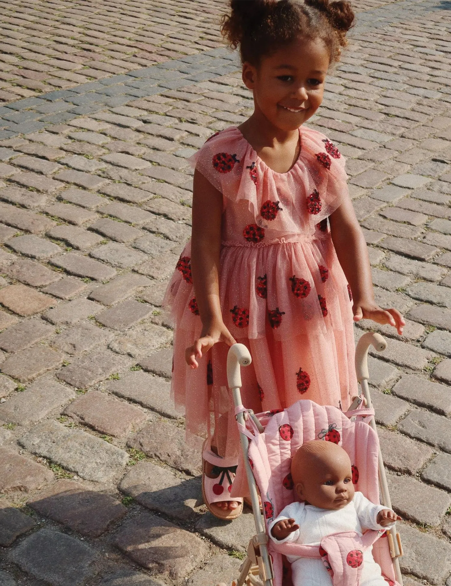 Yvonne Fairy Dress in Ladybug