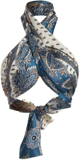 ZAFUL Women's Bohemian Bandana Criss Cross Sexy Boho Halter Wrap Crop Top